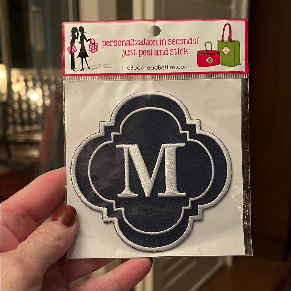 Buckhead Betties Navy Monogram Patch